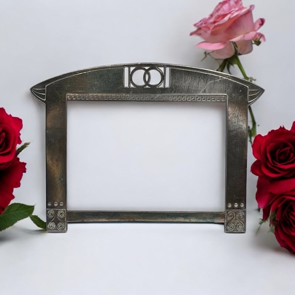 Art Nouveau Germany Jugendstil Secessionist Pewter WMF Photo Picture Frame Part - Picture 1 of 9
